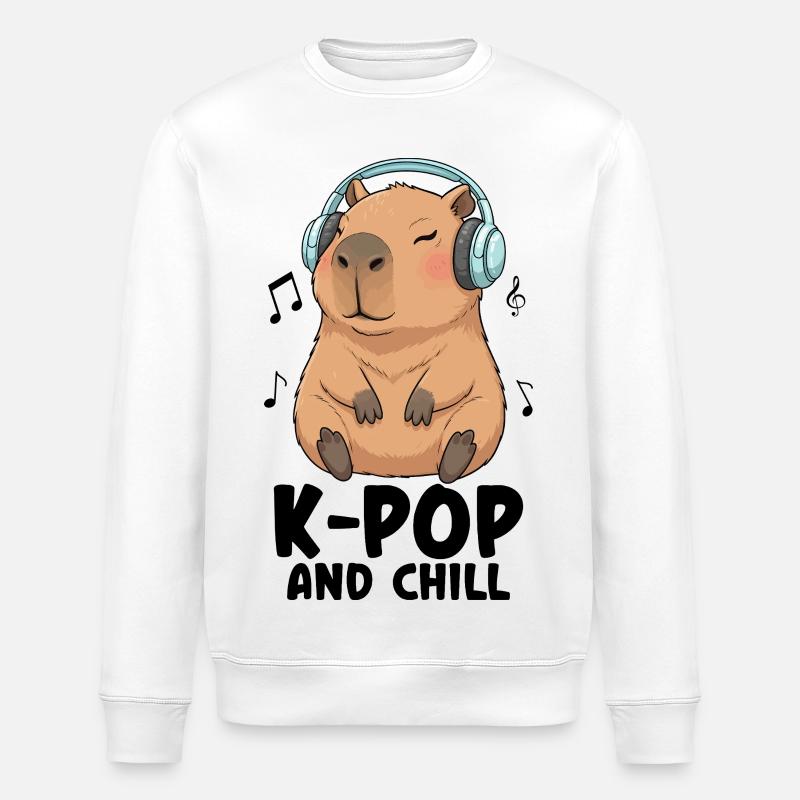 K-Pop et Chill - Sweat bio ROLLER Stanley/Stella Unisexe - blanc