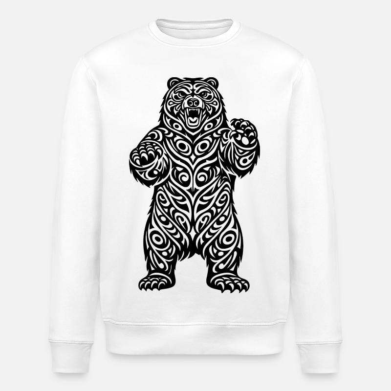 Big Bear - Sweat bio ROLLER Stanley/Stella Unisexe - blanc