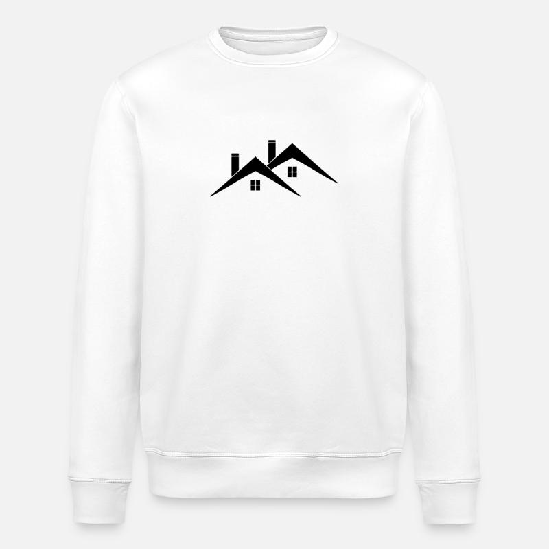 Toit - Sweat bio ROLLER Stanley/Stella Unisexe - blanc