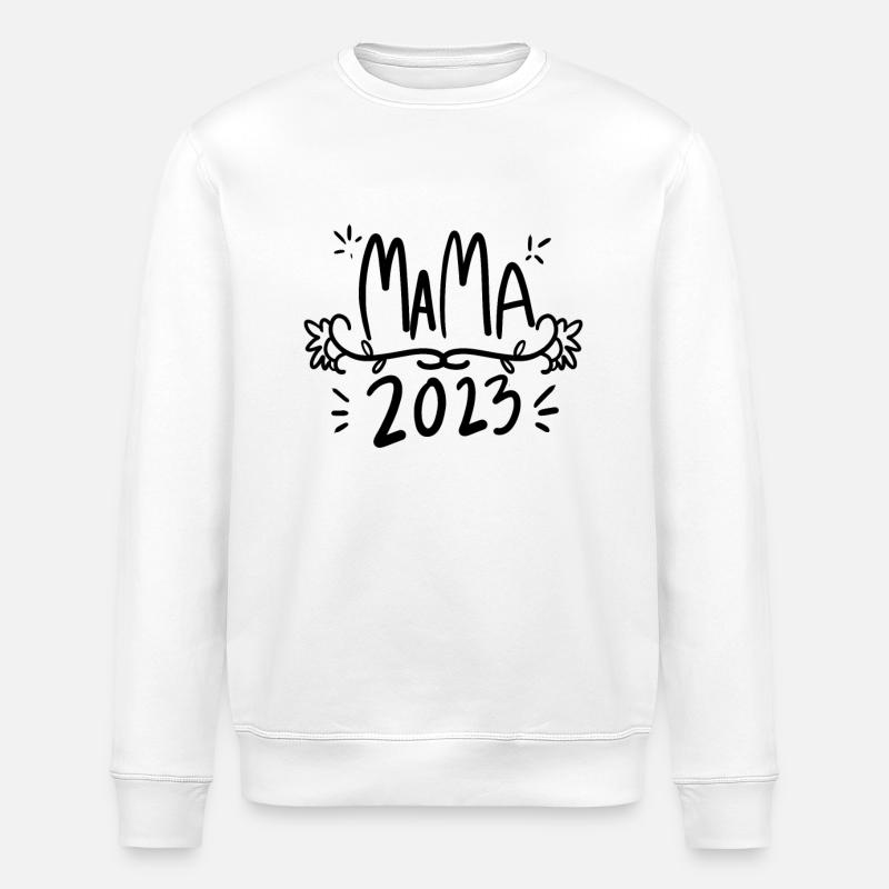 Mama 2023 - Stanley/Stella Unisex Bio-Sweatshirt ROLLER - Weiß
