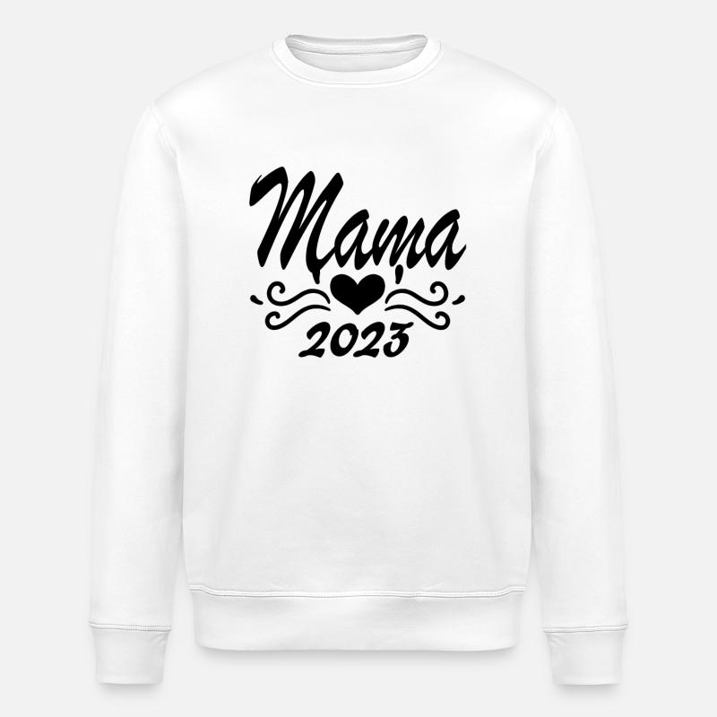 Mama 2023 Mutter - Stanley/Stella Unisex Bio-Sweatshirt ROLLER - Weiß