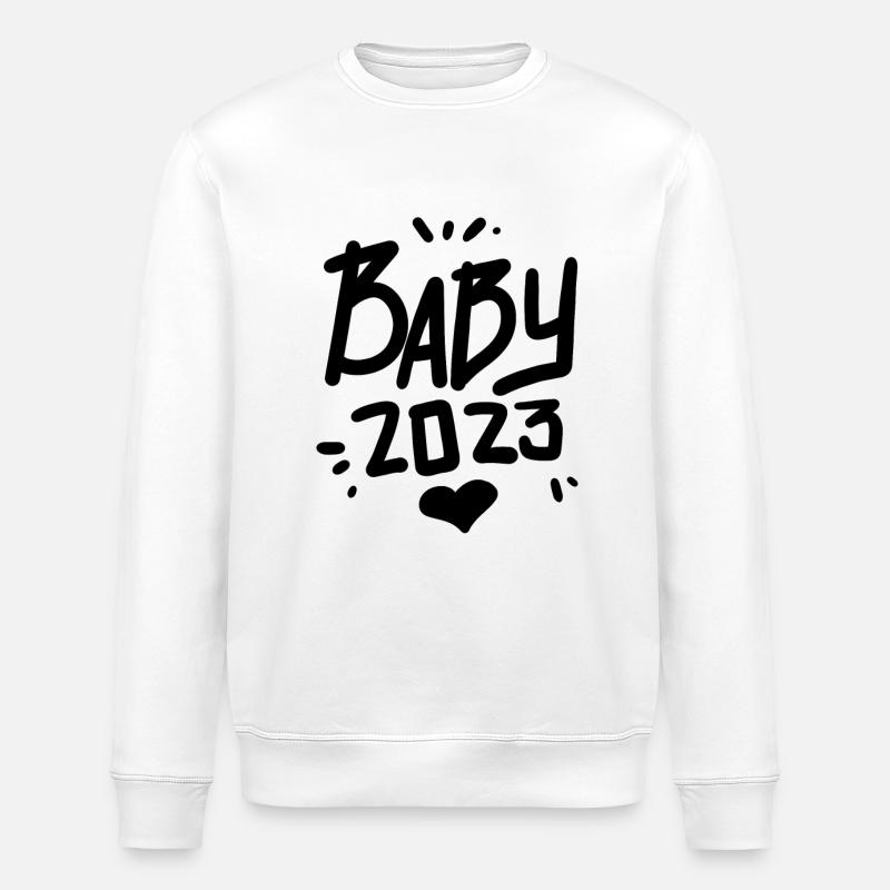 Bébé 2023 - Naissance Enceinte 2023 - Sweat bio ROLLER Stanley/Stella Unisexe - blanc