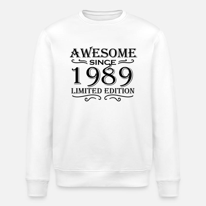1989 - Stanley/Stella Unisex Bio-Sweatshirt ROLLER - Weiß