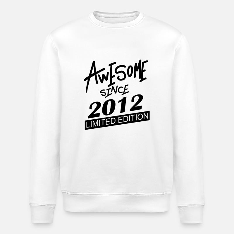 2012 - Jahrgang 2012 - Stanley/Stella Unisex Bio-Sweatshirt ROLLER - Weiß
