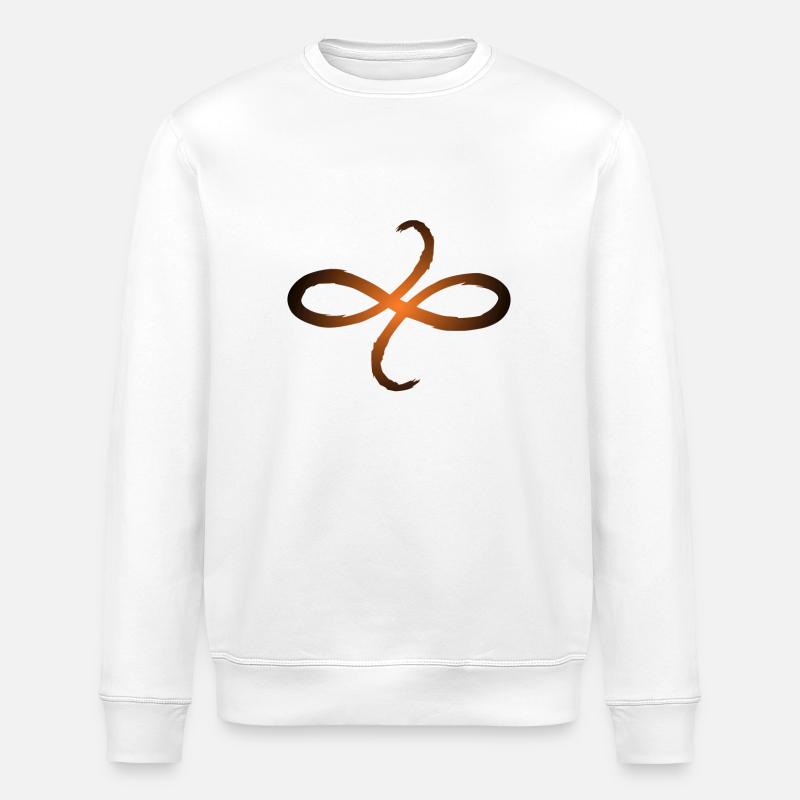 Keltische Symbole Freundschaft - Stanley/Stella Unisex Bio-Sweatshirt ROLLER - Weiß