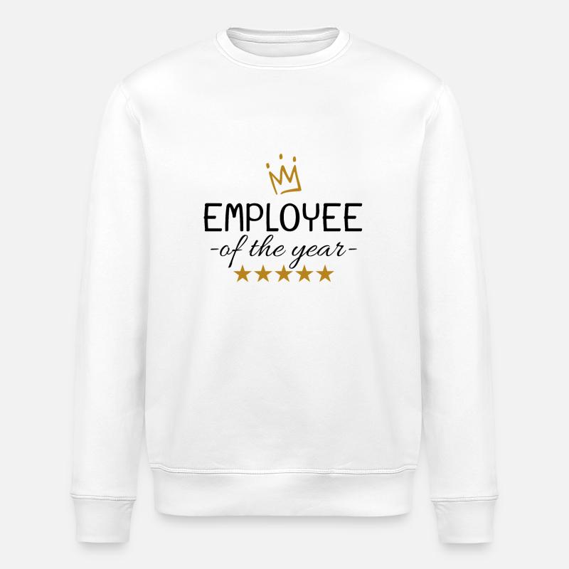 Employé de l'année - Sweat bio ROLLER Stanley/Stella Unisexe - blanc