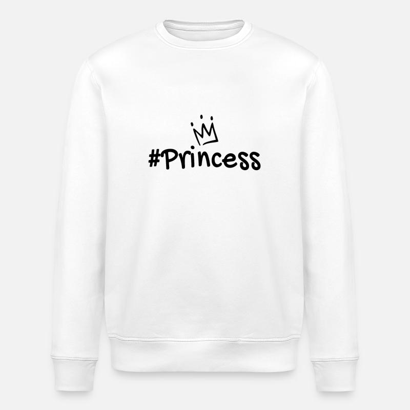 Couronne de princesse - Sweat bio ROLLER Stanley/Stella Unisexe - blanc