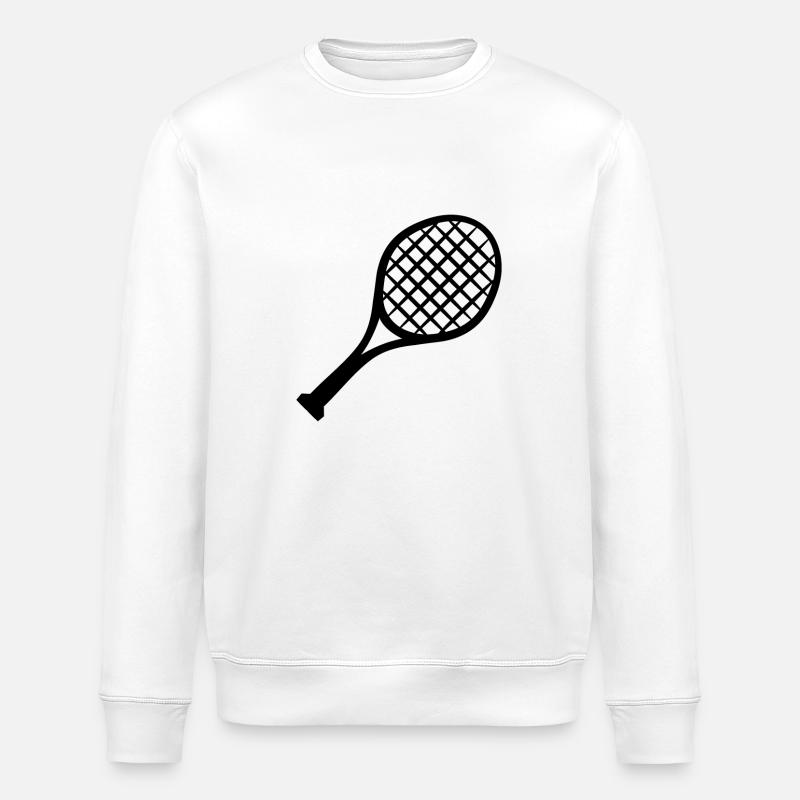 Cadeau de raquette de tennis - Sweat bio ROLLER Stanley/Stella Unisexe - blanc