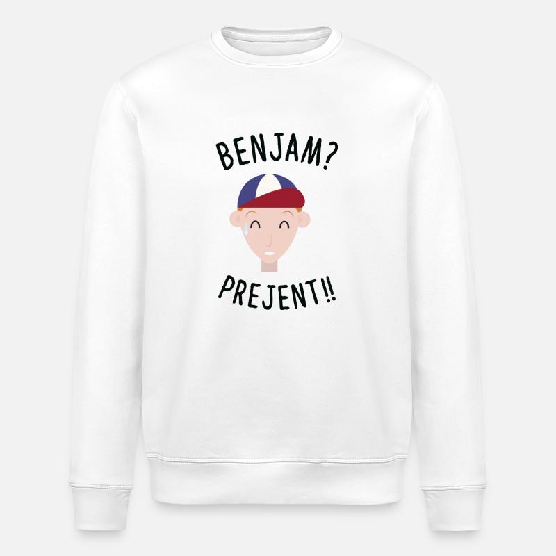 Benjam Préjent - Sweat bio ROLLER Stanley/Stella Unisexe - blanc