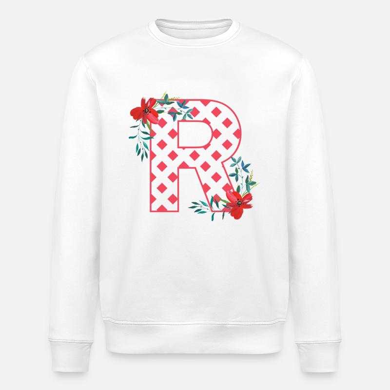 coquelicots r - Sweat bio ROLLER Stanley/Stella Unisexe - blanc