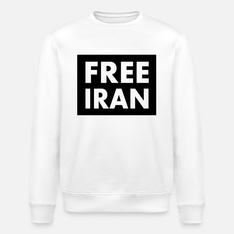 Free iran - Sweat bio ROLLER Stanley/Stella Unisexe - blanc