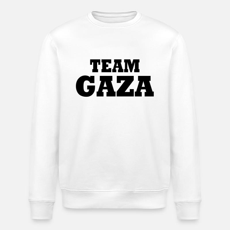 Team gaza - Stanley/Stella Unisex Bio-Sweatshirt ROLLER - Weiß