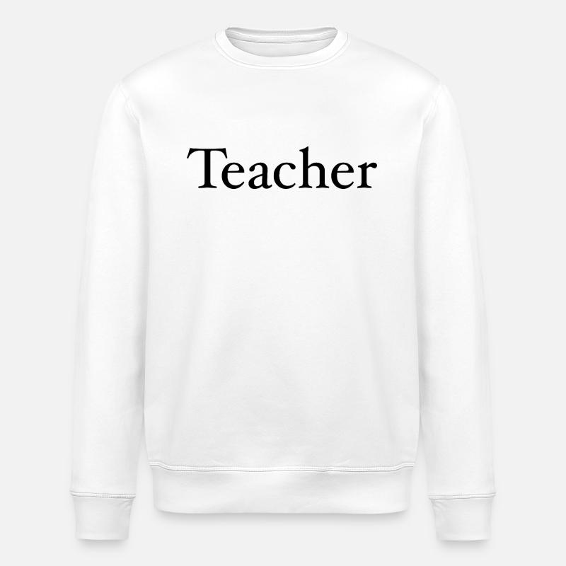 Teacher - Sweat bio ROLLER Stanley/Stella Unisexe - blanc