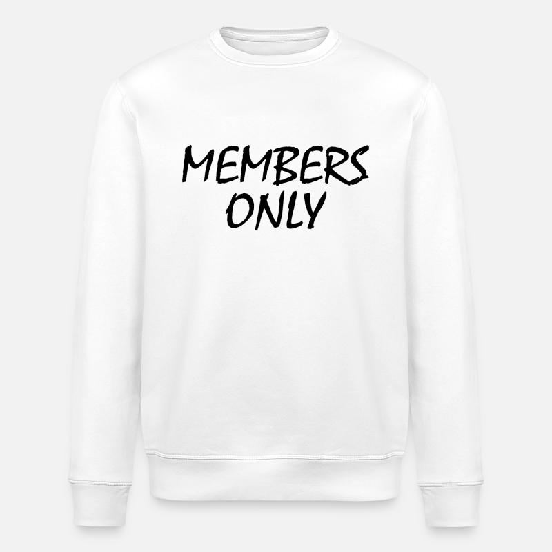 members only - Sweat bio ROLLER Stanley/Stella Unisexe - blanc