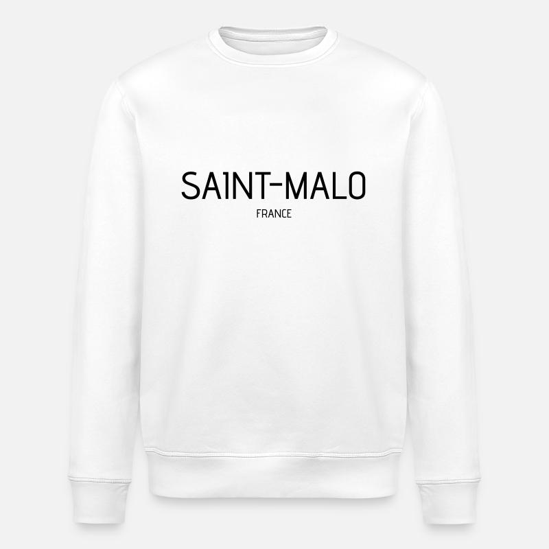 Saint Malo - Stanley/Stella Unisex Bio-Sweatshirt ROLLER - Weiß