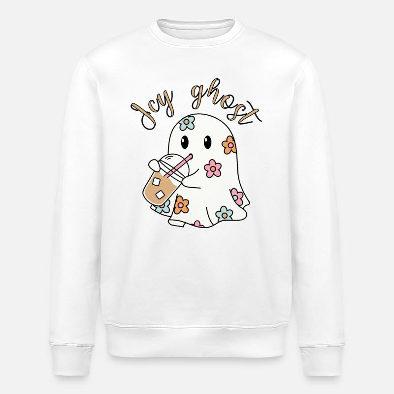 Eisiger Geist - Stanley/Stella Unisex Bio-Sweatshirt ROLLER - Weiß