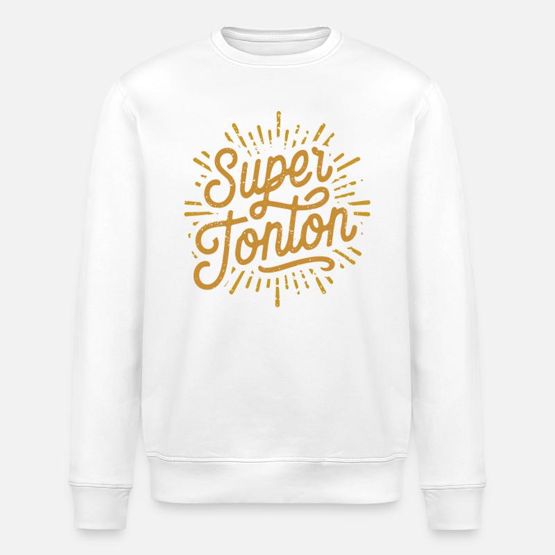 Super tonton - Sweat bio ROLLER Stanley/Stella Unisexe - blanc