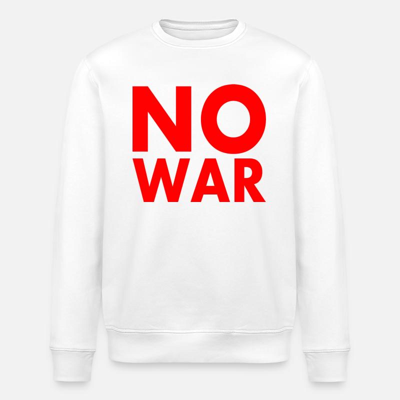 No war - Stanley/Stella Unisex Bio-Sweatshirt ROLLER - Weiß