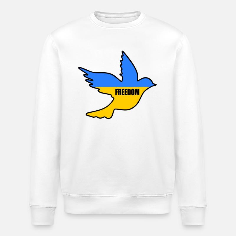 Ukraine - Stanley/Stella Unisex Bio-Sweatshirt ROLLER - Weiß