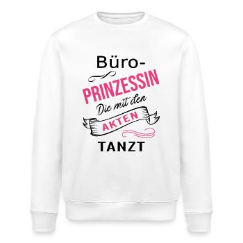 Sekretärin Büroprinzessin Sachbearbeiterin - Stanley/Stella Unisex Bio-Sweatshirt ROLLER - Weiß - Vorne - Nik (191cm)