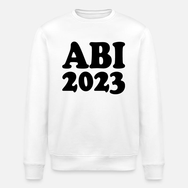 Abi 2023 - Stanley/Stella Unisex Bio-Sweatshirt ROLLER - Weiß