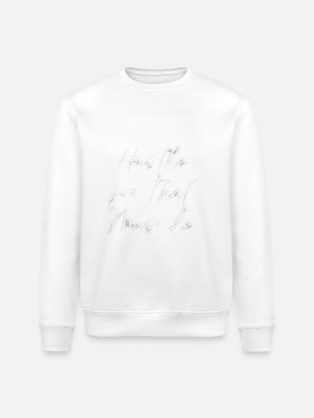 Hustle for that Muscle - Stanley/Stella Unisex Bio-Sweatshirt ROLLER - Weiß