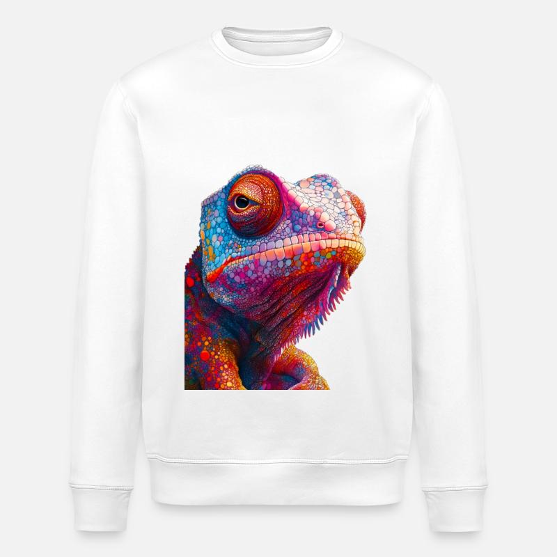 Chameleon - Stanley/Stella ROLLER Unisex Organic Sweatshirt - white