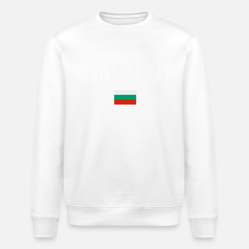 Bulgarie est 681 - Sweat bio ROLLER Stanley/Stella Unisexe - blanc