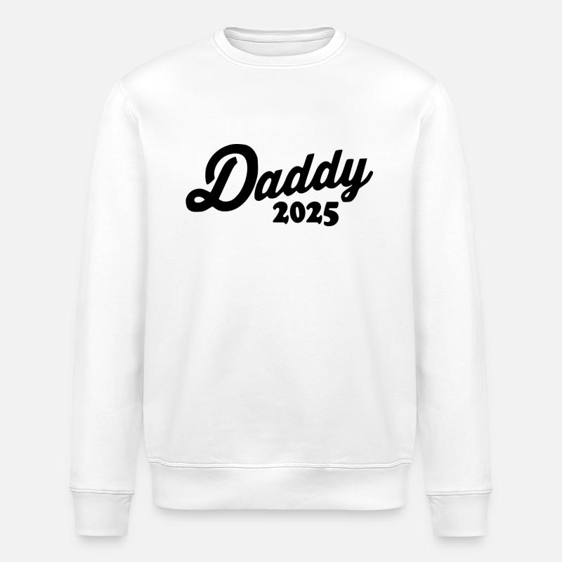 Daddy 2025 - Stanley/Stella Unisex Bio-Sweatshirt ROLLER - Weiß