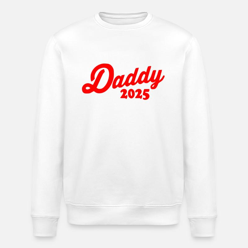 Daddy 2025 - Stanley/Stella Unisex Bio-Sweatshirt ROLLER - Weiß