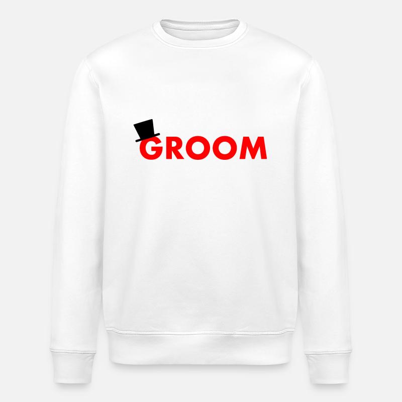 Groom - Stanley/Stella Unisex Bio-Sweatshirt ROLLER - Weiß