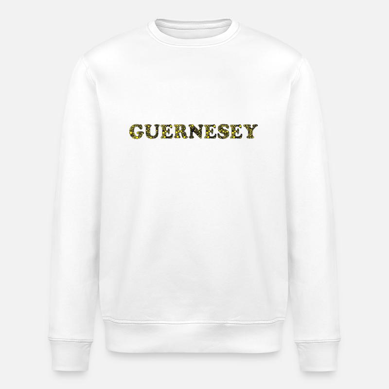 GUERNSEY - Stanley/Stella Unisex Bio-Sweatshirt ROLLER - Weiß