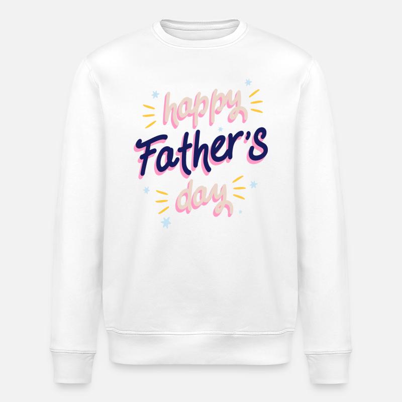 Félicitations papa - Sweat bio ROLLER Stanley/Stella Unisexe - blanc