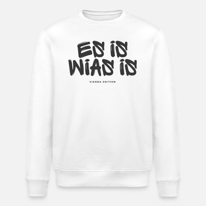 C’est wias est - Sweat bio ROLLER Stanley/Stella Unisexe - blanc