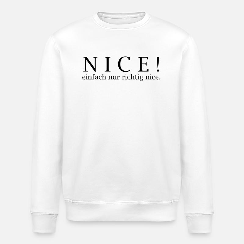NICE! Just really nice. - Stanley/Stella ROLLER Unisex Organic Sweatshirt - white