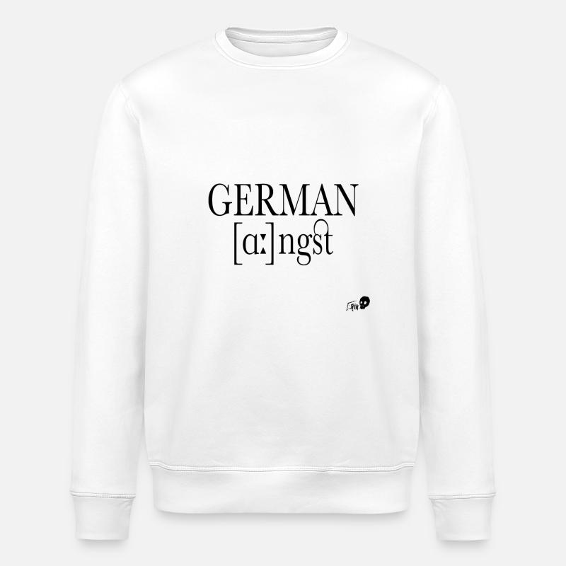 GERMAN ANGST - Stanley/Stella Unisex Bio-Sweatshirt ROLLER - Weiß