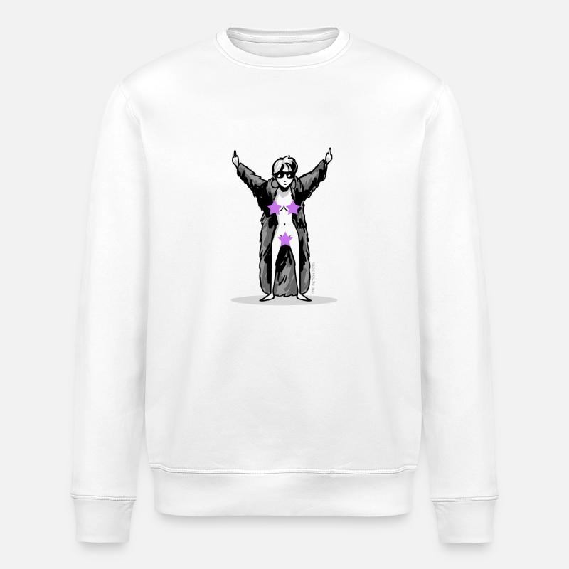 Superstar - Stanley/Stella Unisex Bio-Sweatshirt ROLLER - Weiß