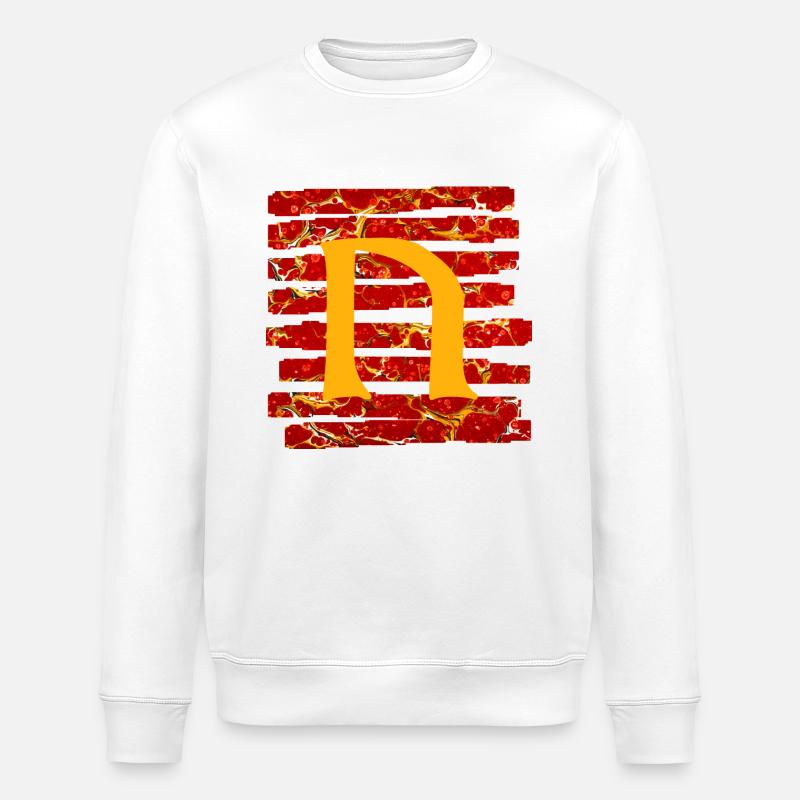 Strip E 232 N - Stanley/Stella ROLLER Unisex Organic Sweatshirt - white