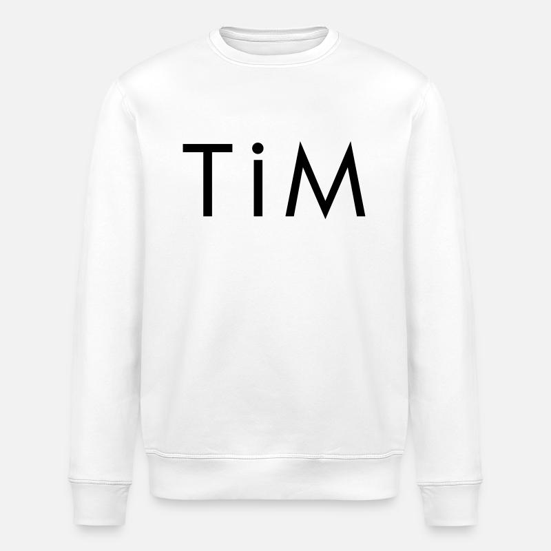 TiM - Sweat bio ROLLER Stanley/Stella Unisexe - blanc