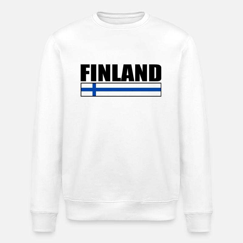 Finnland - Stanley/Stella Unisex Bio-Sweatshirt ROLLER - Weiß
