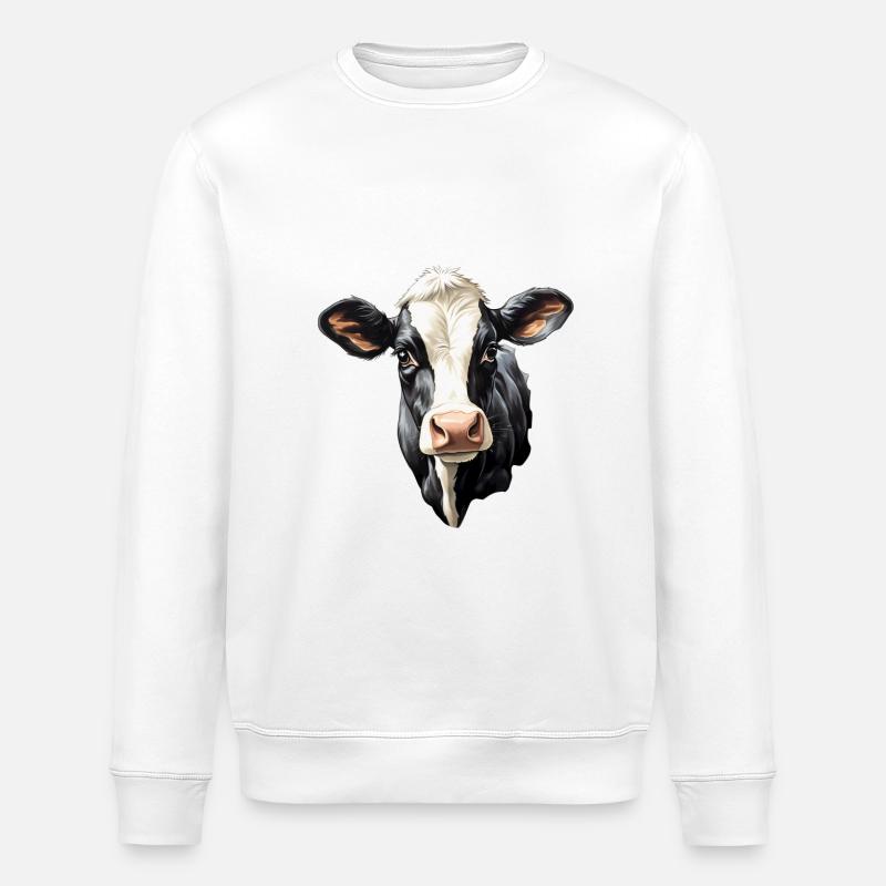 Kuhkopf - Stanley/Stella Unisex Bio-Sweatshirt ROLLER - Weiß