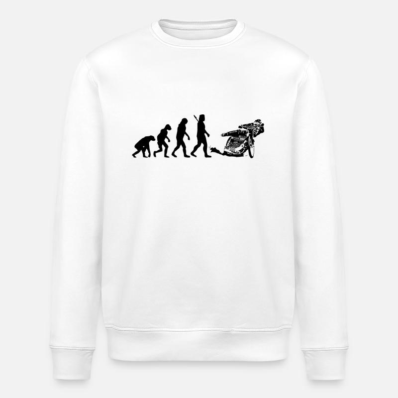 Speedway - Sweat bio ROLLER Stanley/Stella Unisexe - blanc