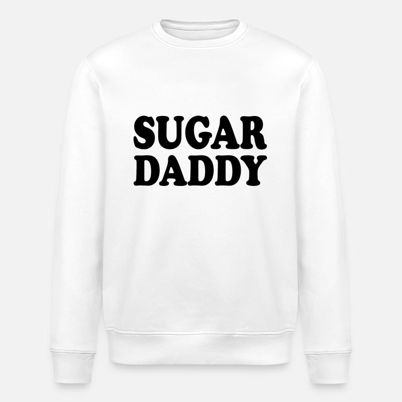 Sugar daddy - Stanley/Stella Unisex Bio-Sweatshirt ROLLER - Weiß