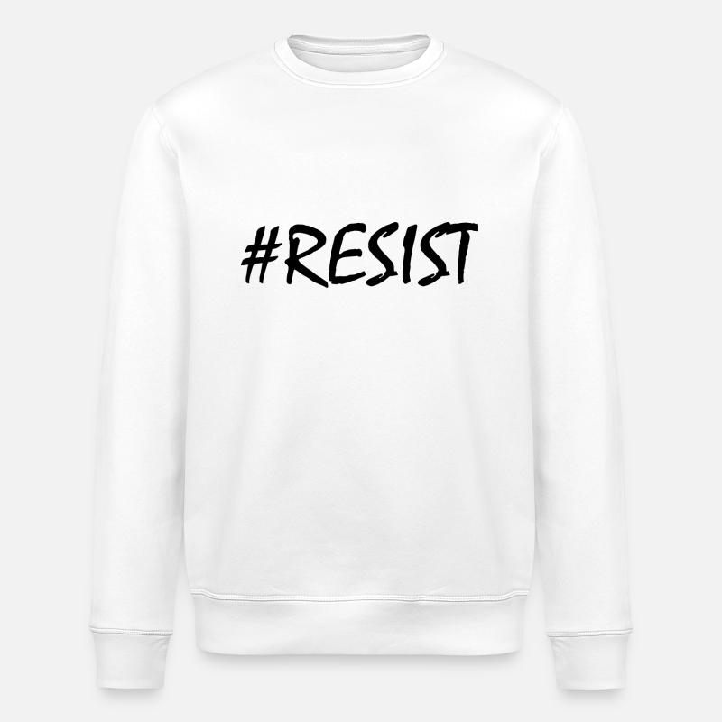 Resist - Stanley/Stella ROLLER Unisex Organic Sweatshirt - white
