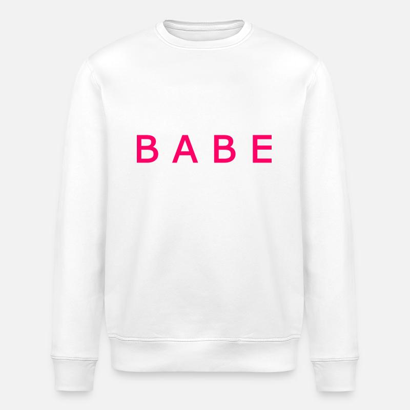 Babe - Stanley/Stella ROLLER Unisex Organic Sweatshirt - white
