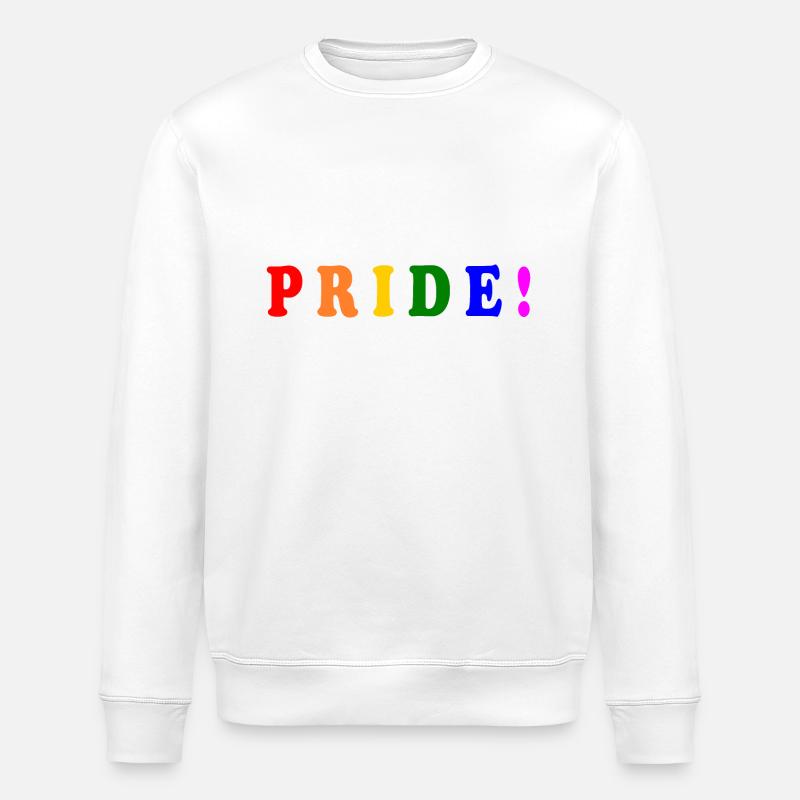 Pride - Stanley/Stella Unisex Bio-Sweatshirt ROLLER - Weiß