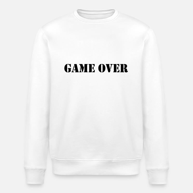 Game over - Sweat bio ROLLER Stanley/Stella Unisexe - blanc