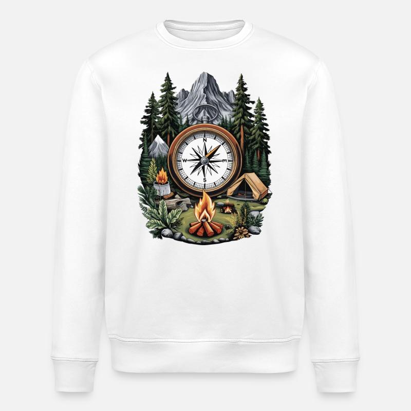 Naturszene - Stanley/Stella Unisex Bio-Sweatshirt ROLLER - Weiß