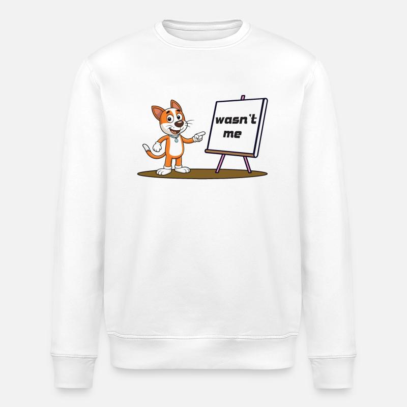 Wasn't Me - Stanley/Stella Unisex Bio-Sweatshirt ROLLER - Weiß