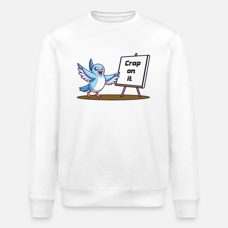 Scheiß drauf - Stanley/Stella Unisex Bio-Sweatshirt ROLLER - Weiß